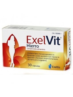 Exelvit Hierro 30 Cápsulas