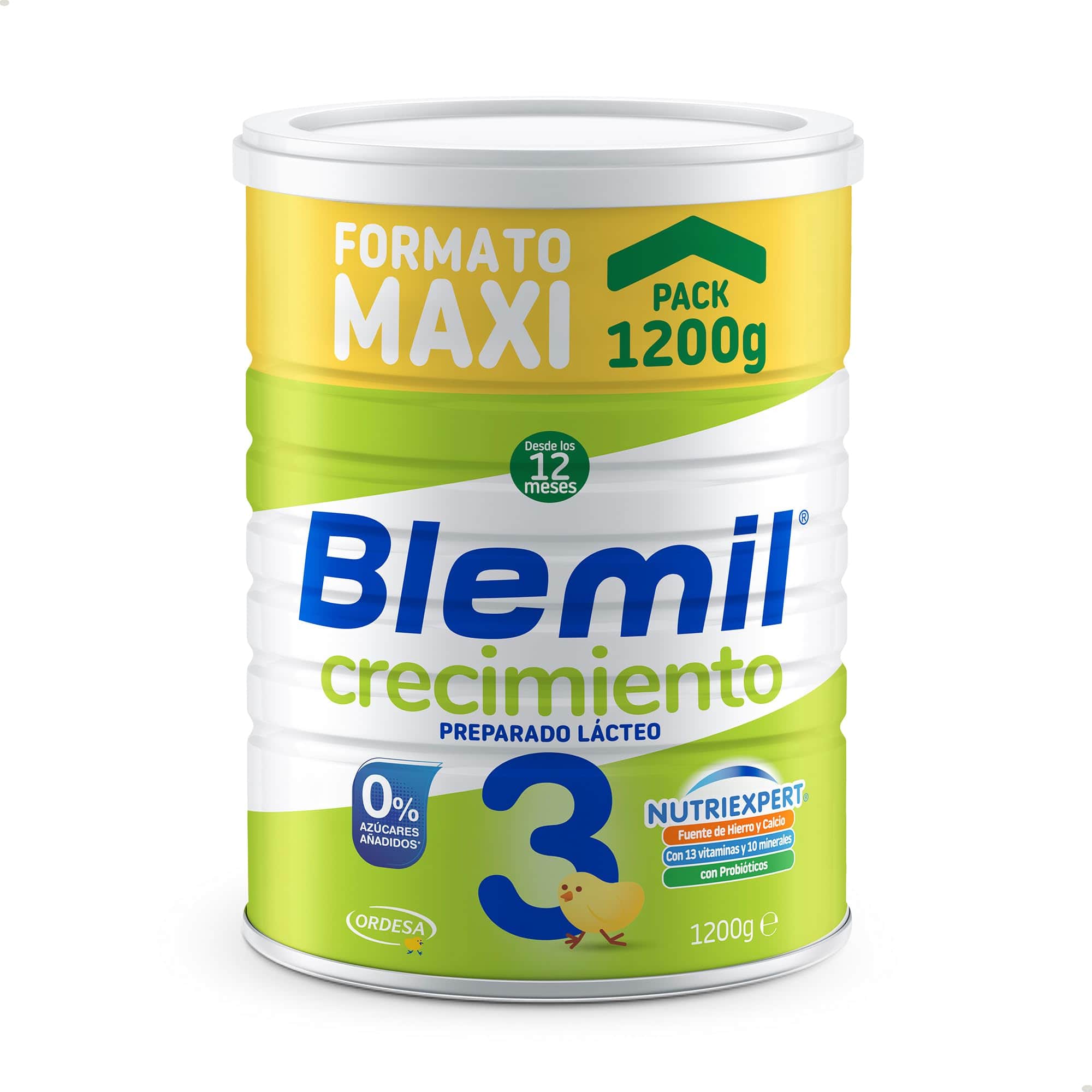 Blemil Plus 3 Crecimiento 0% Azúcares 1200g