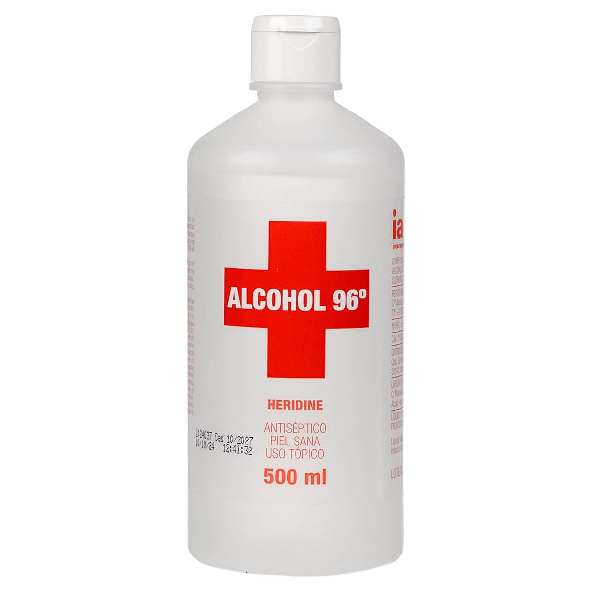 Interapothek Alcohol 96º Heridine 500ml